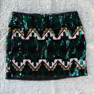 H&M Divided Sequin Embellished Skirt